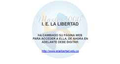 Desktop Screenshot of ielalibertad.master2000.net